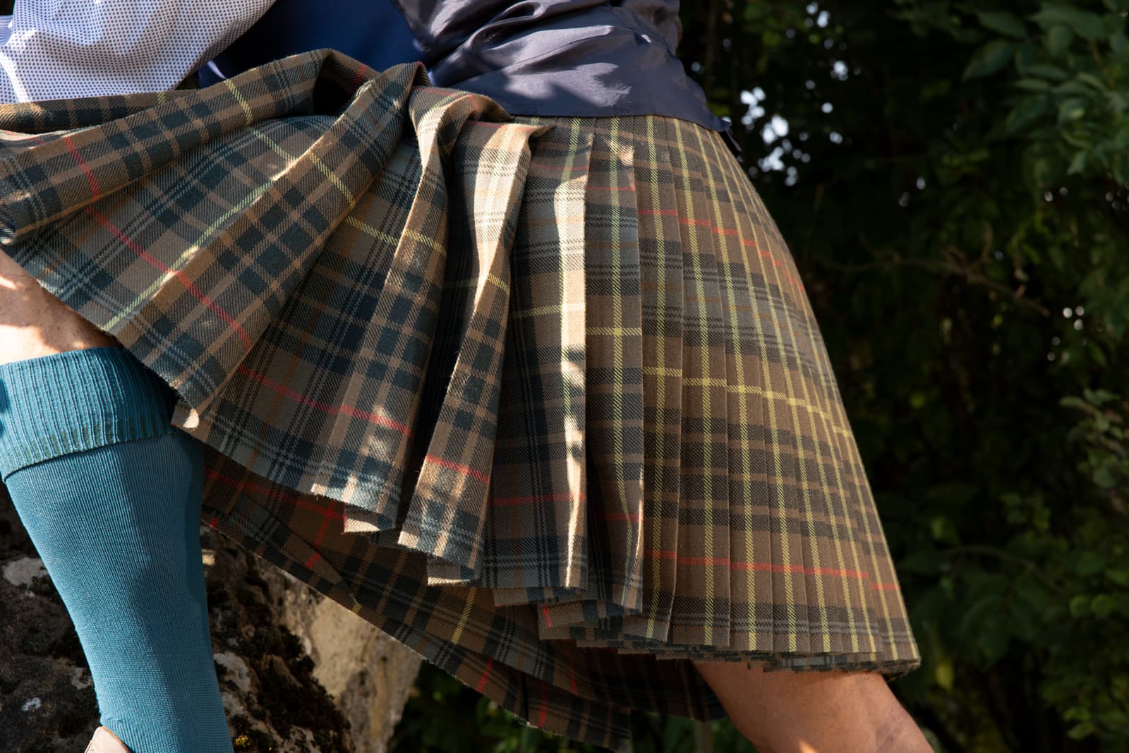 Traditional Hand Stitched Kilt. 