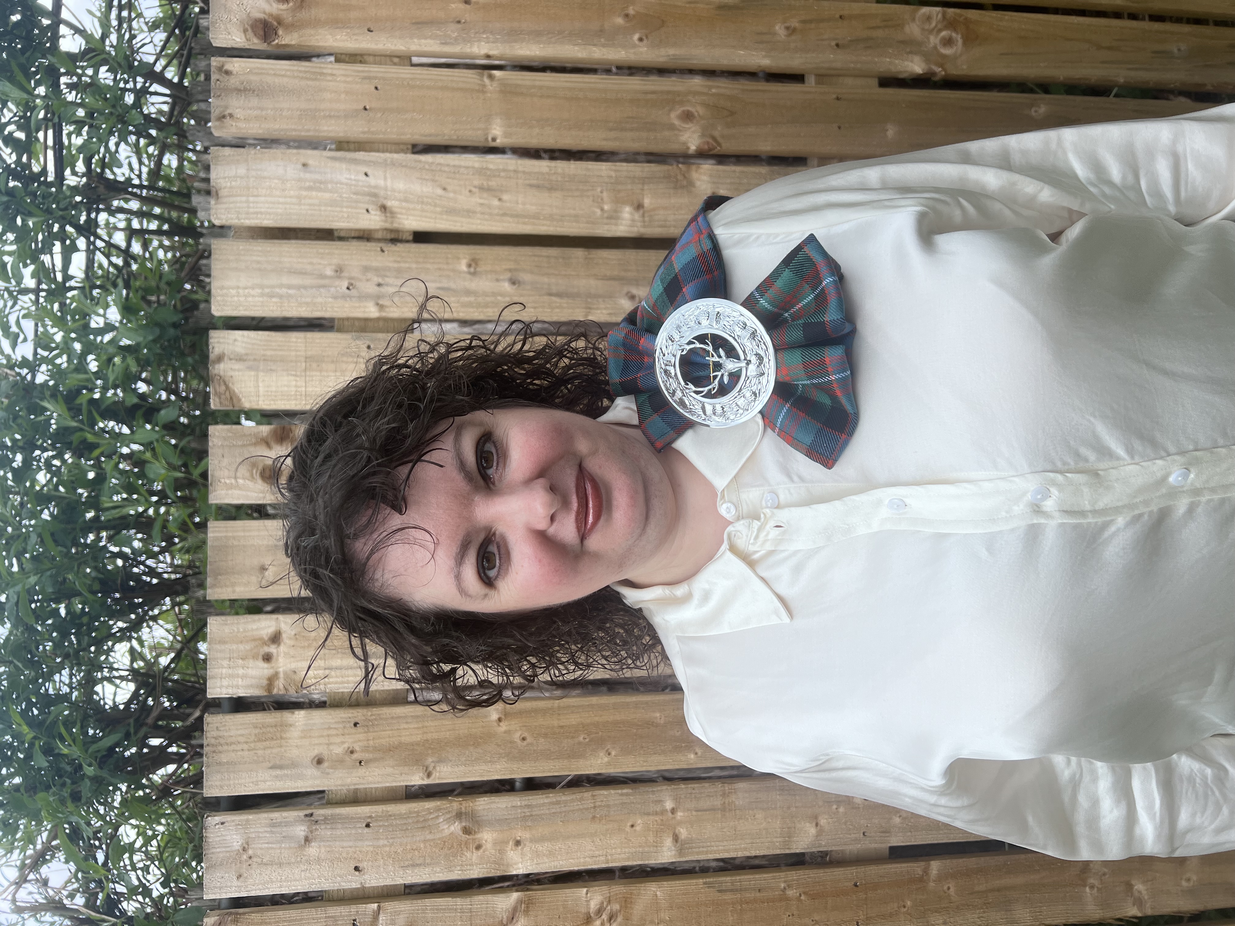 Wool Tartan Sash 