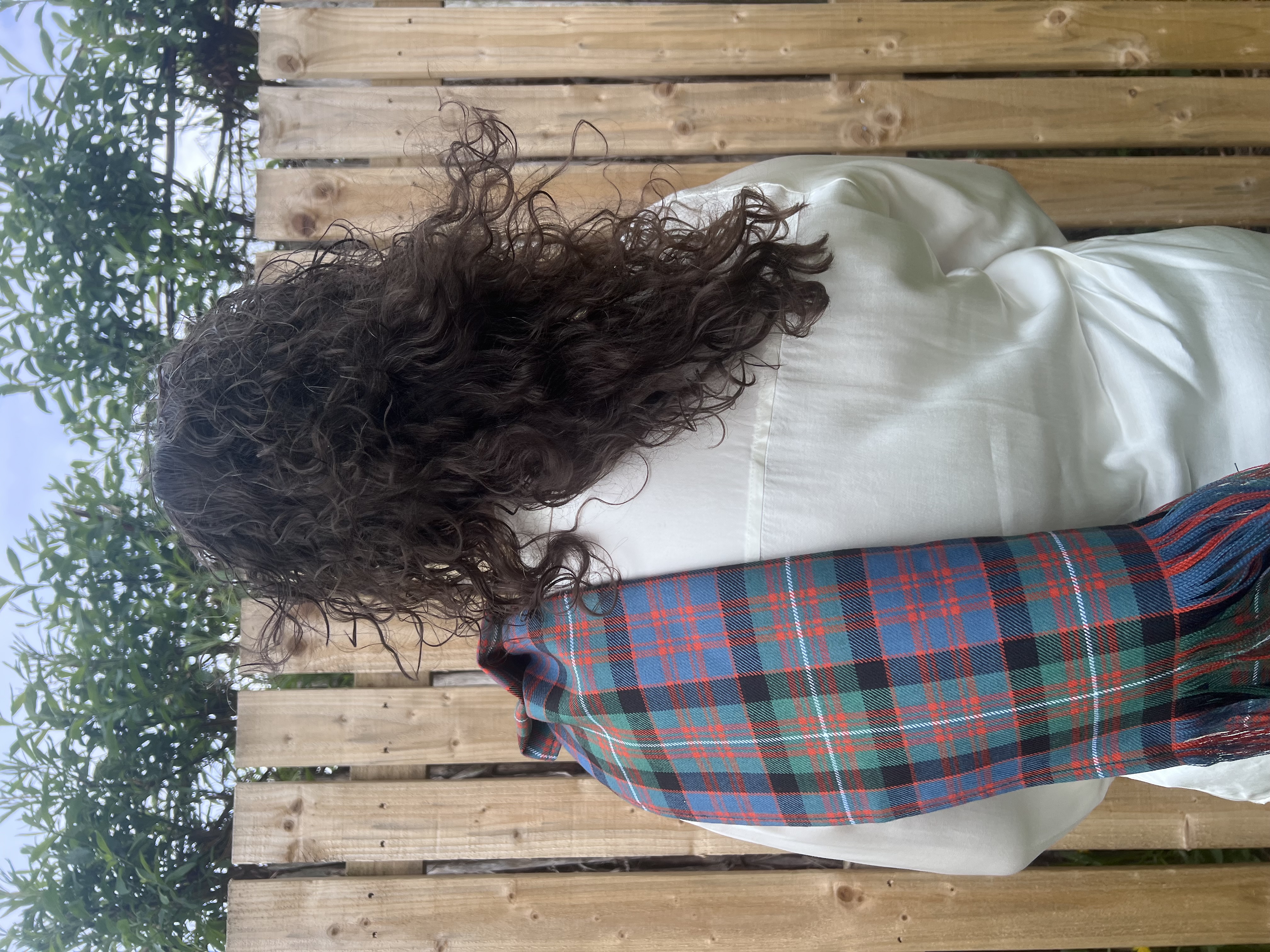 Wool Tartan Sash 